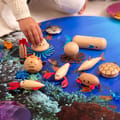 Sea Creatures Wooden Figures, 10 pcs thumbnail