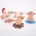 Sea Creatures Wooden Figures, 10 pcs thumbnail