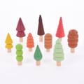 Seasonal Woodland Trees Wooden Figures, 10 pcs thumbnail