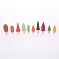 Seasonal Woodland Trees Wooden Figures, 10 pcs thumbnail