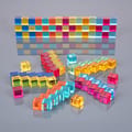 Mirror Tray with Translucent Gem Cubes, 100 pcs thumbnail