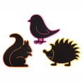 Outdoor Chalkboards - Forest Animals, 3 pcs thumbnail