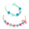 Plastic Beads - Silver Mix, 200+ pcs thumbnail