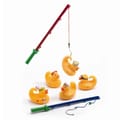 Rubber Ducks 8cm - Yellow, 5 pcs + 2 Fishing Rods thumbnail