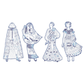 Colouring Kit - Global Fashion, 4 pcs thumbnail