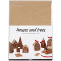 Push-Out Paper Houses and Trees, 24 pcs thumbnail