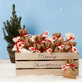 Burlap Gift Bags 10x15 cm - Brown, 4 pcs thumbnail