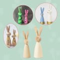 Paint Your Own Easter Bunnies, 2 pcs thumbnail