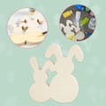 Paint Your Own Wooden Easter Bunny Ornaments 16 cm thumbnail