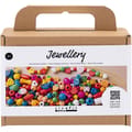DIY Jewelry Kit w. Wooden Beads - Bright Colours thumbnail