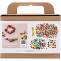DIY Jewelry Kit w. Wooden Beads - Bright Colours thumbnail
