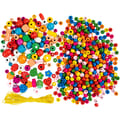 DIY Jewelry Kit w. Wooden Beads - Bright Colours thumbnail