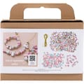 DIY Jewelry Kit w. Wooden Beads - Pastel Colours thumbnail