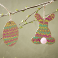 DIY Easter Craft - Decorate Easter Cutouts, 2 pcs thumbnail