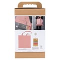 DIY Embroidery Kit - Tote Bag, Soft Pink thumbnail