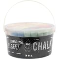 Bucket of Sidewalk Chalk, 50 pcs thumbnail