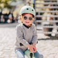Baby/Toddler Bike Helmet, 45-51 cm - Green Lines thumbnail