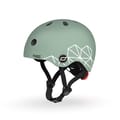 Baby/Toddler Bike Helmet, 45-51 cm - Green Lines thumbnail