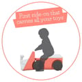 Blockie Ride-On Toy - Flamingo thumbnail