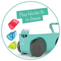 Blockie Ride-On Toy - Mint thumbnail