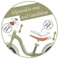 Balance Bike Charlie LUX - Olive (2-5 yrs) thumbnail