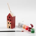 DIY Christmas Ornaments - Christmas Houses, 5 pcs thumbnail