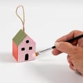 DIY Christmas Ornaments - Christmas Houses, 4 pcs thumbnail