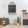 Chalkboard with Shelf and Drawers thumbnail