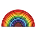Wooden Rainbow Stacking Toy, 12 pcs thumbnail