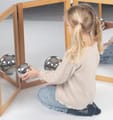 Steel Mirror Balls, 4 pcs thumbnail