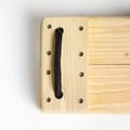 Wooden Swing 44x17.5 cm (Black Rope) thumbnail