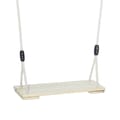 Wooden Swing 44x17.5 cm (Beige Rope) thumbnail