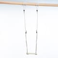 Wooden Swing 44x17.5 cm - 6 m (Beige Rope) thumbnail