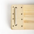 Wooden Swing 44x17.5 cm - 6 m (Beige Rope) thumbnail