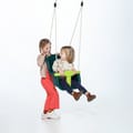 Baby Swing - Dark Green/Lime (Beige Rope) thumbnail