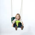 Baby Swing - Dark Green/Lime (Beige Rope) thumbnail