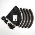 Sensory Saucer Swing Ø100 cm - Black (Black Rope) thumbnail