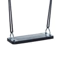Flat Rubber Swing Seat 44.8x17.8 cm (Black Rope) thumbnail