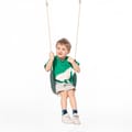 Soft Swing Seat 67x14 cm - Dark Green (Beige Rope) thumbnail