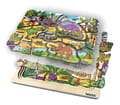 4-in-1 Puzzle with 45 pcs - Dinosaurs thumbnail