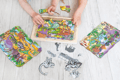 4-in-1 Puzzle with 45 pcs - Dinosaurs thumbnail
