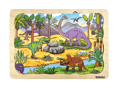 4-in-1 Puzzle with 45 pcs - Dinosaurs thumbnail