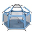 Pop-Up Playpen/Hideaway with Cover - Light Blue thumbnail