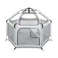 Pop-Up Playpen/Hideaway with Cover - Light Grey thumbnail