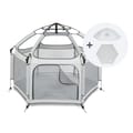 Pop-Up Playpen/Hideaway with Cover - Light Grey thumbnail