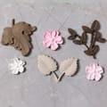 Silicone Mould - Leaves & Flowers, 6 Designs thumbnail