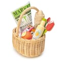 Play Food - Wicker Shopping Basket with Groceries thumbnail