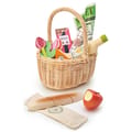 Play Food - Wicker Shopping Basket with Groceries thumbnail