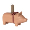 Maileg Pig Candlestick Holder - H: 9 cm thumbnail