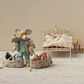 Maileg Baby Mouse in Carry Cot - Rose thumbnail